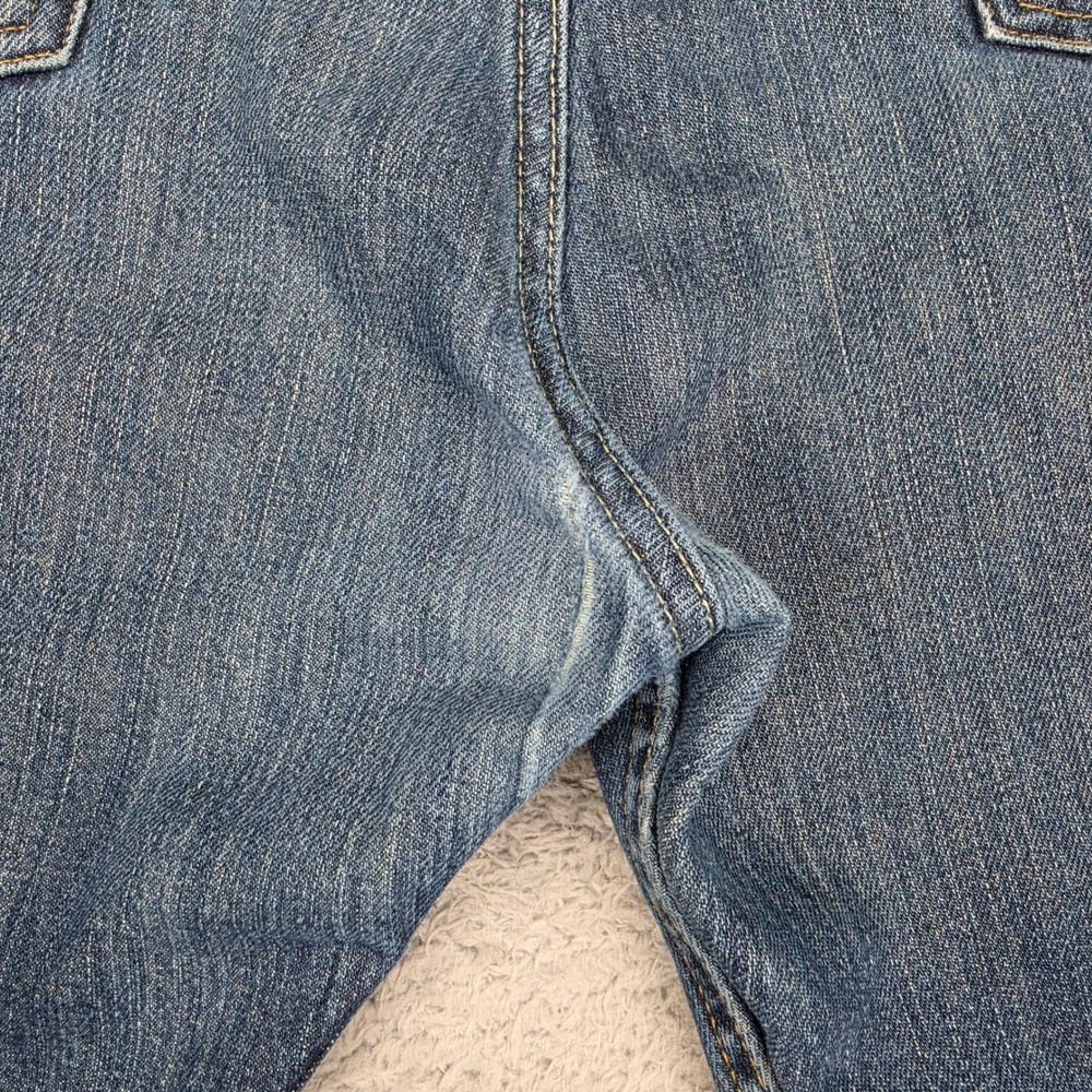 Polo Ralph Lauren 867 Jeans Mens 36x30 Blue Classic Fit Straight Leg Distressed - Picture 7 of 13